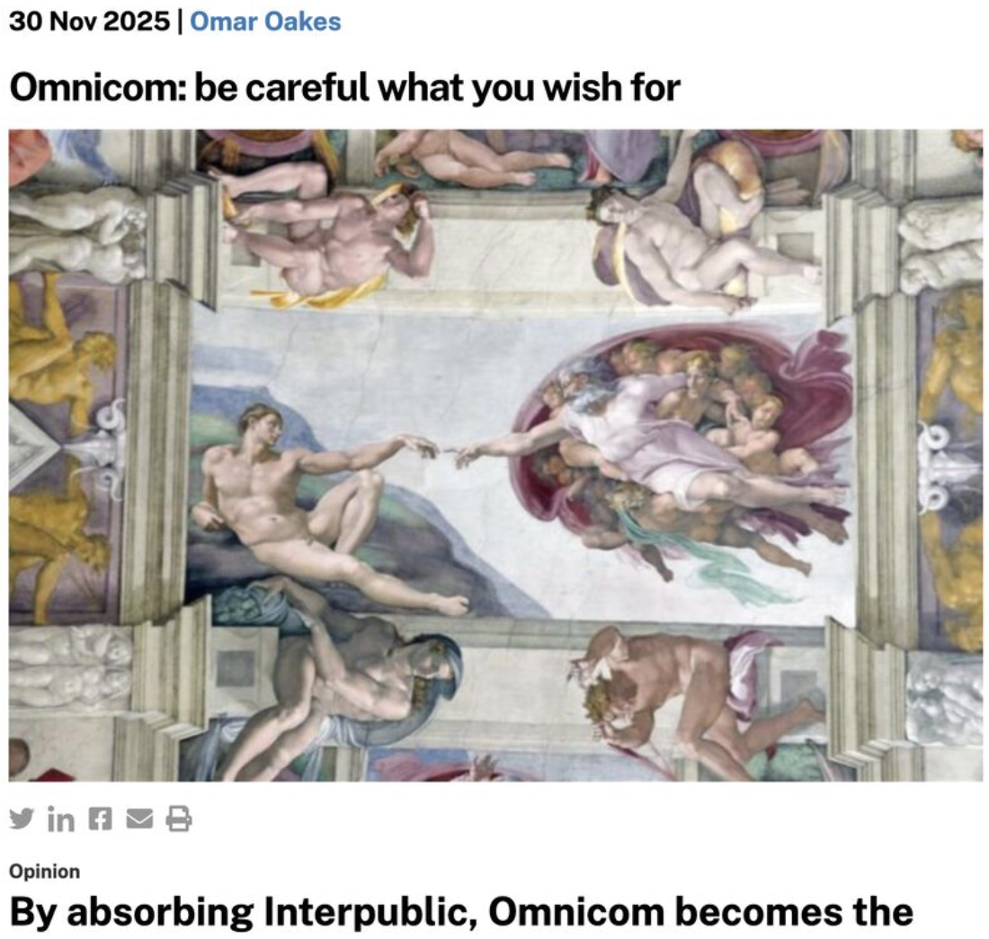 Omnicom: be careful what you wish for