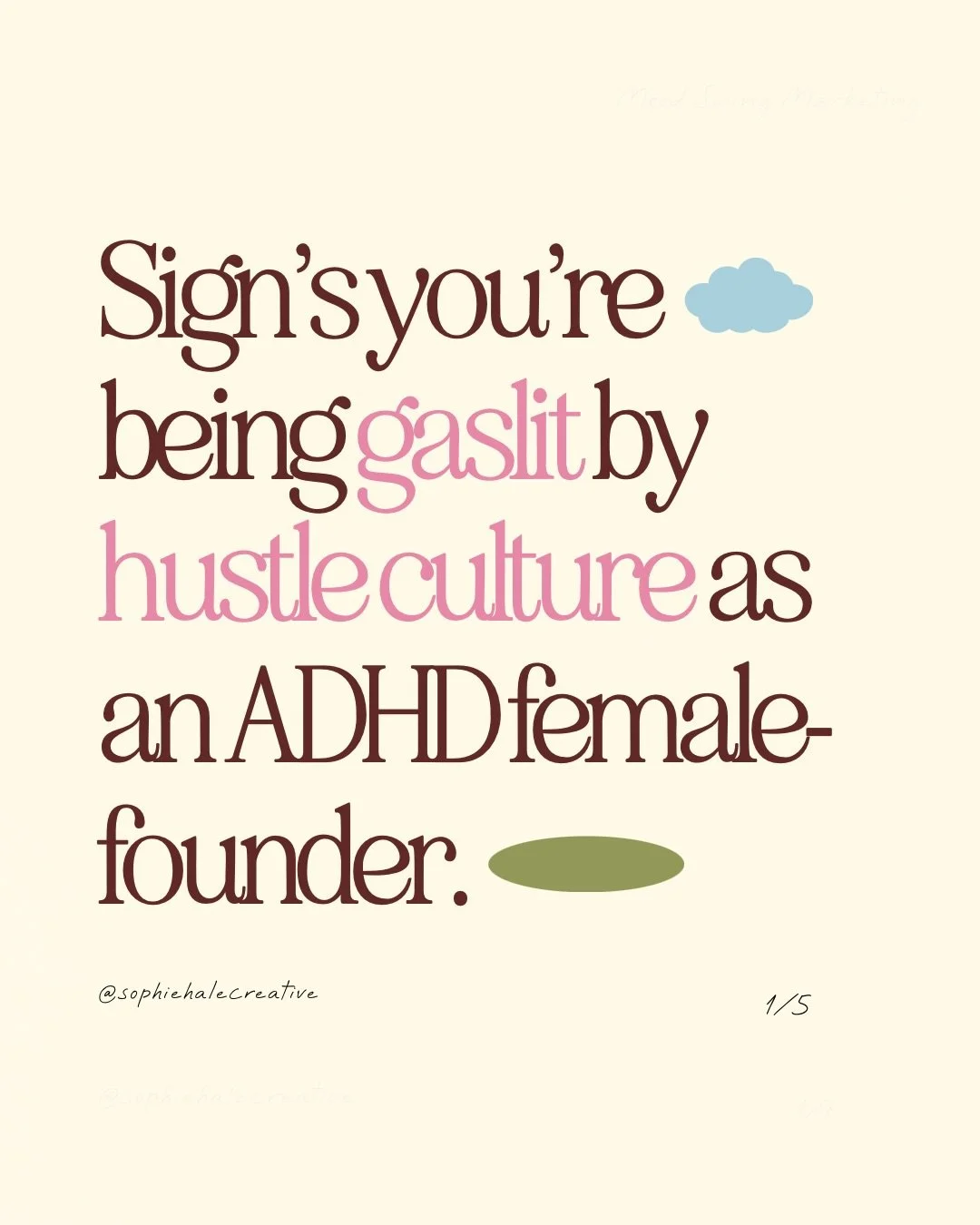 Hustle culture is a hater 🙃

It will make you feel like you need to hop on that hamster wheel and never get off. 

But here&rsquo;s the thing&hellip;

It&rsquo;s a one way journey to burnout. It sucks all of the life and joy out of creating for your
