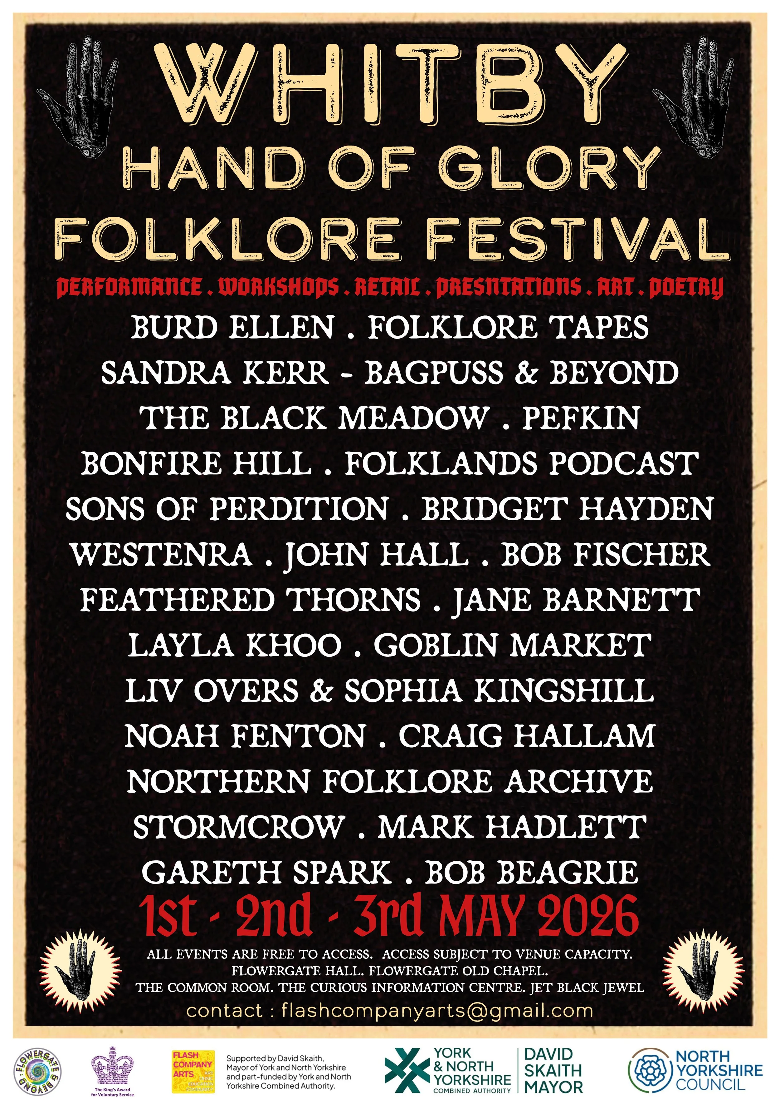 Whitby Hand of Glory Folklore Festival