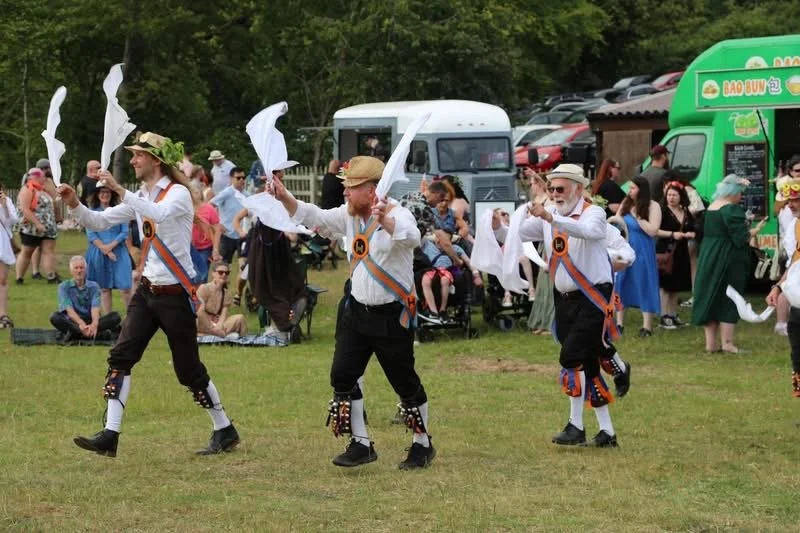 Morris dancing at the Wycombe midsummer festival
