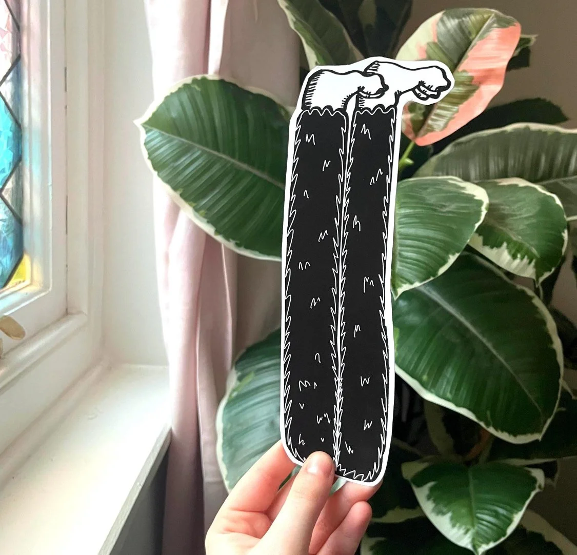 Bigfoot Just Legs Bookmark