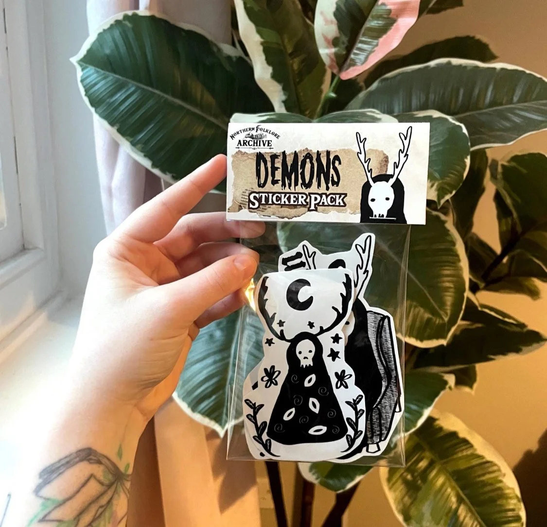 Demon Duo Vinyl Sticker Pack