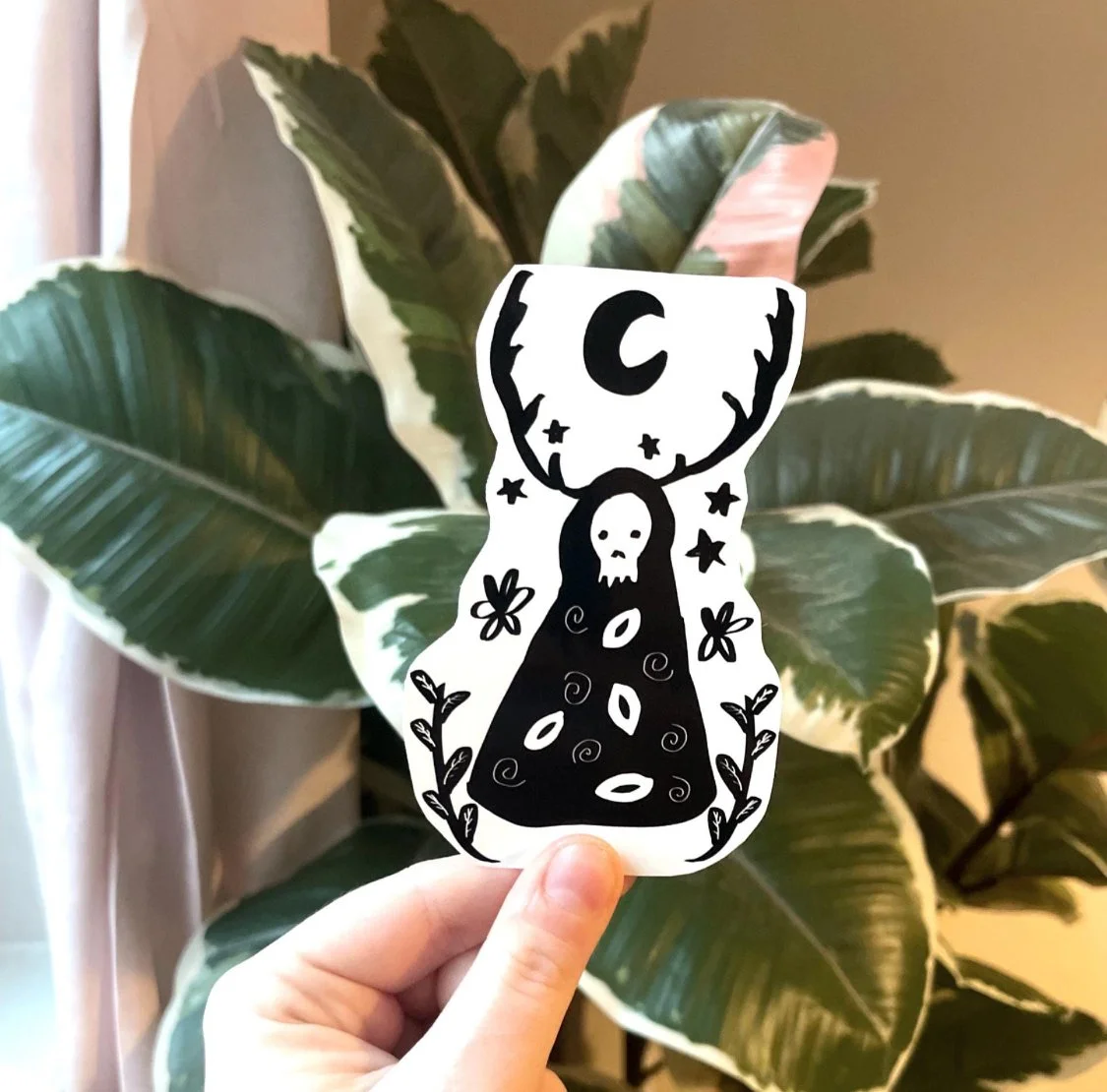 Forest Demon Vinyl Sticker