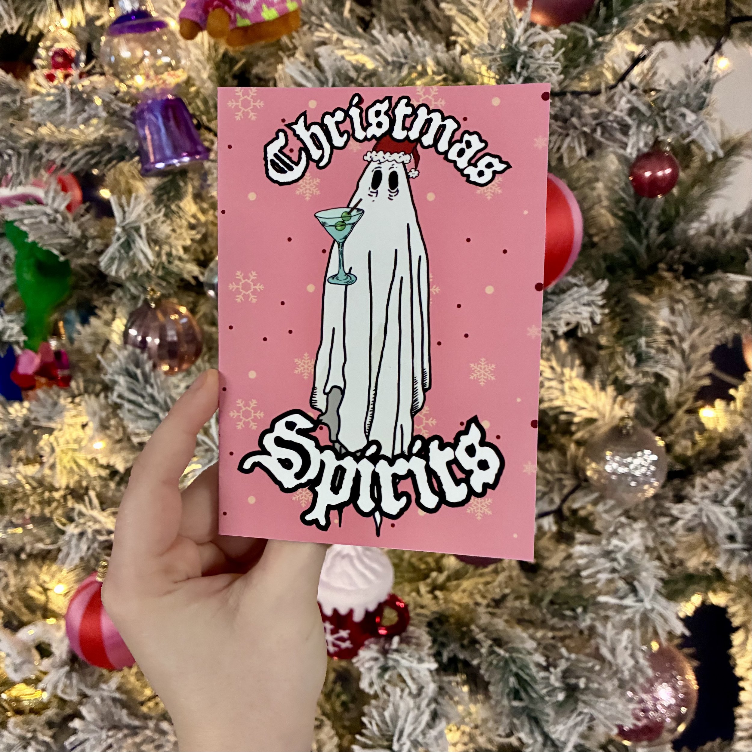 Ghost Christmas Card