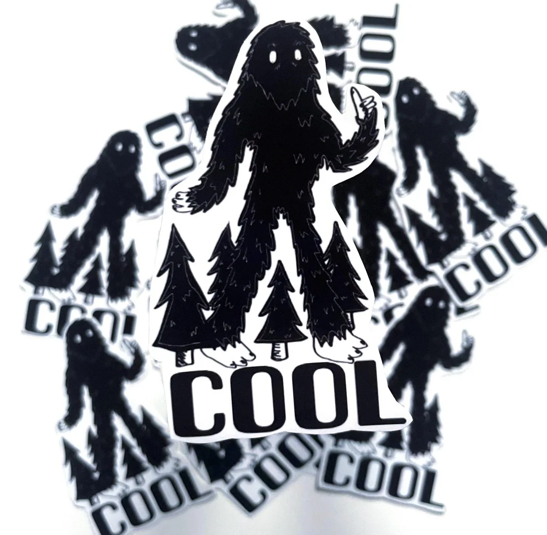 Bigfoot 'Cool' Vinyl Sticker