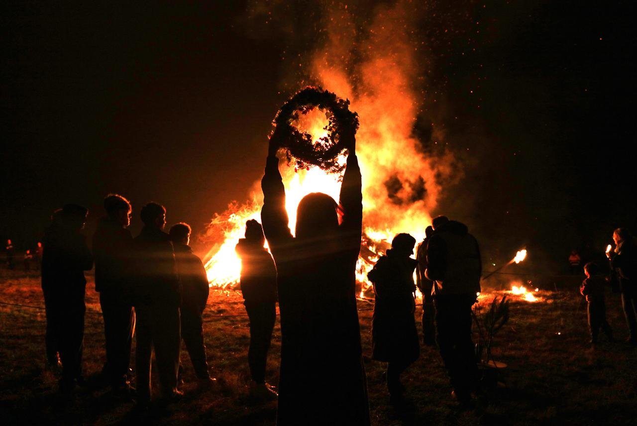 midsummer festival in West Wycombe.