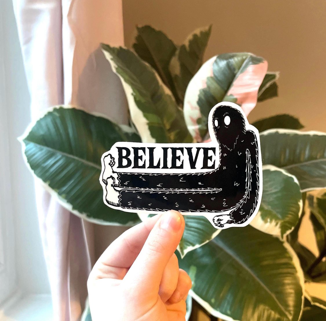Bigfoot 'Believe' Vinyl Sticker