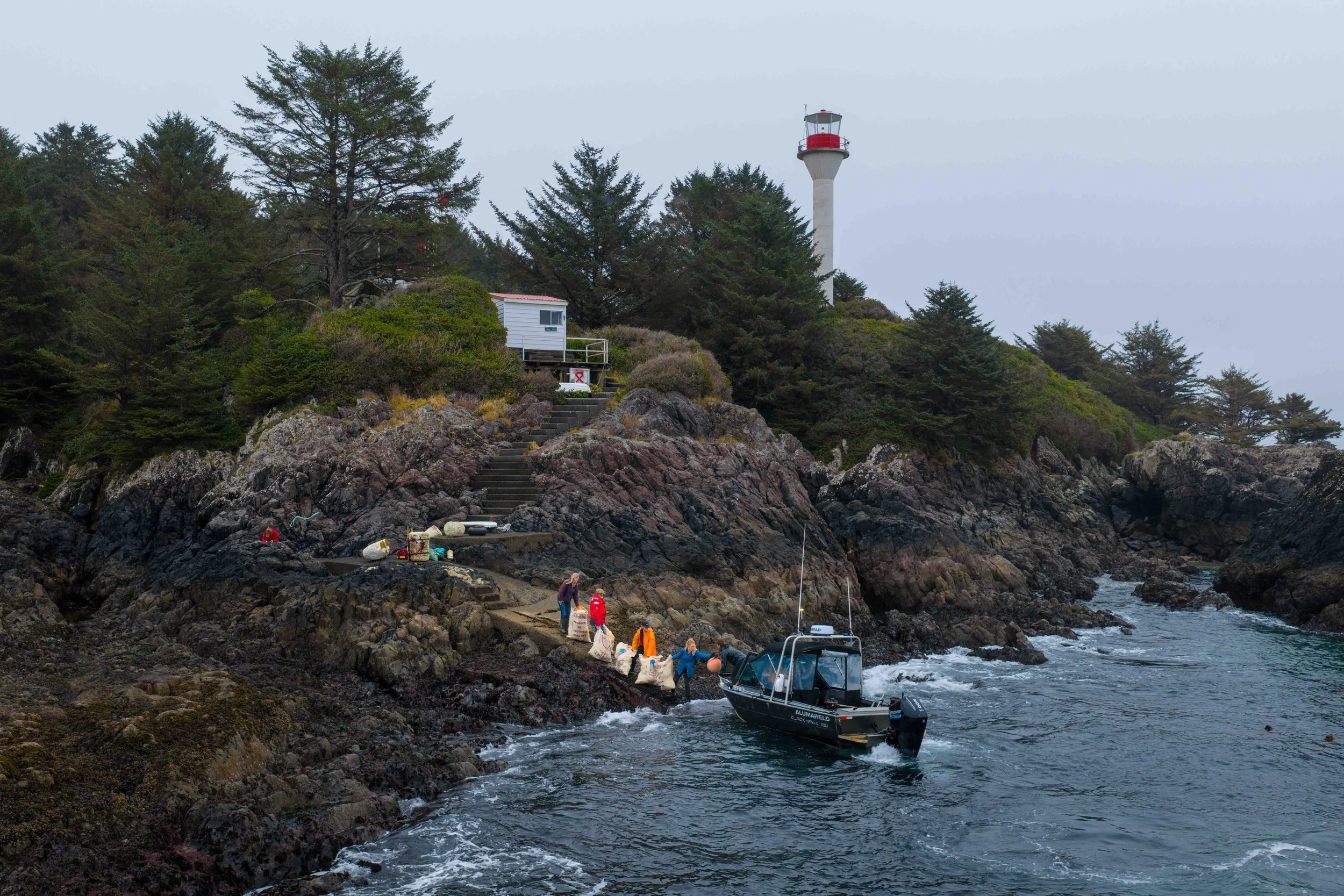 In the Graveyard of the Pacific: Surfrider’s Beach Clean Under the Lighthouse