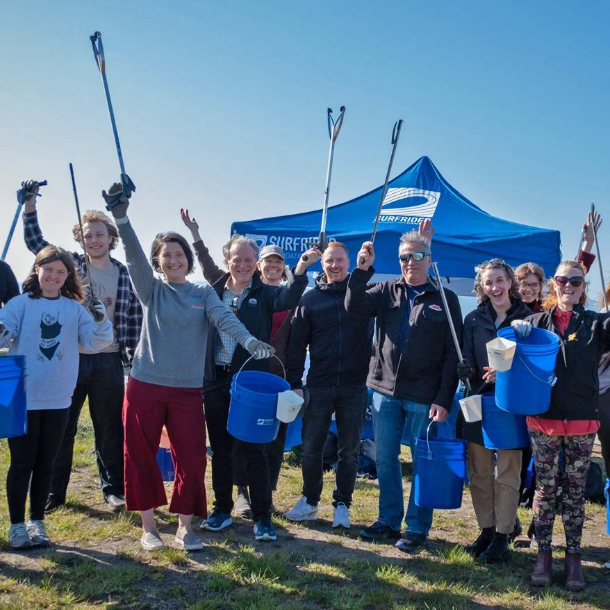 Surfrider Canada clean up team