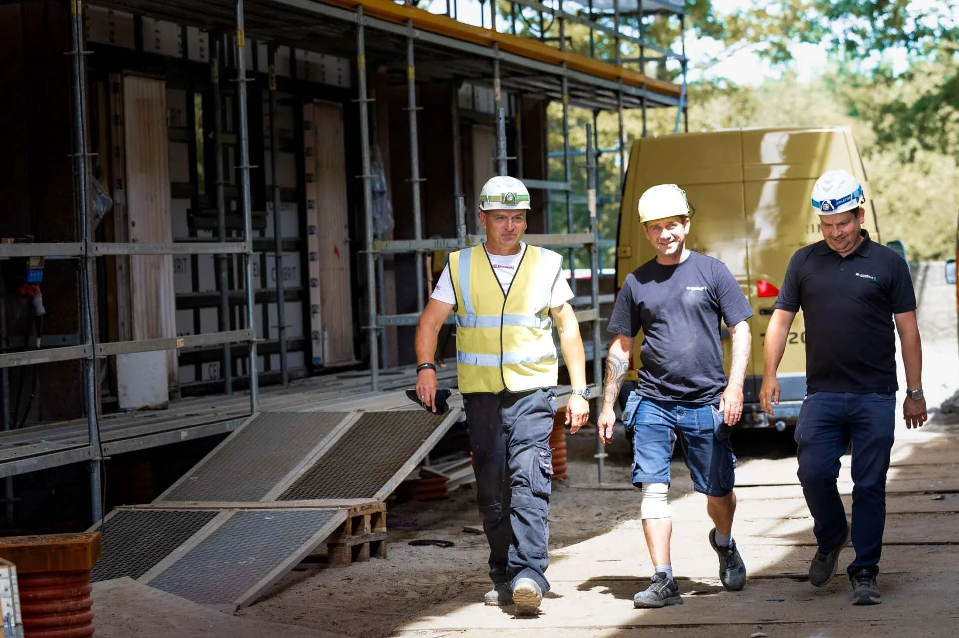 LH Hockerup fra nedrivning til genbrug af byggematerialer