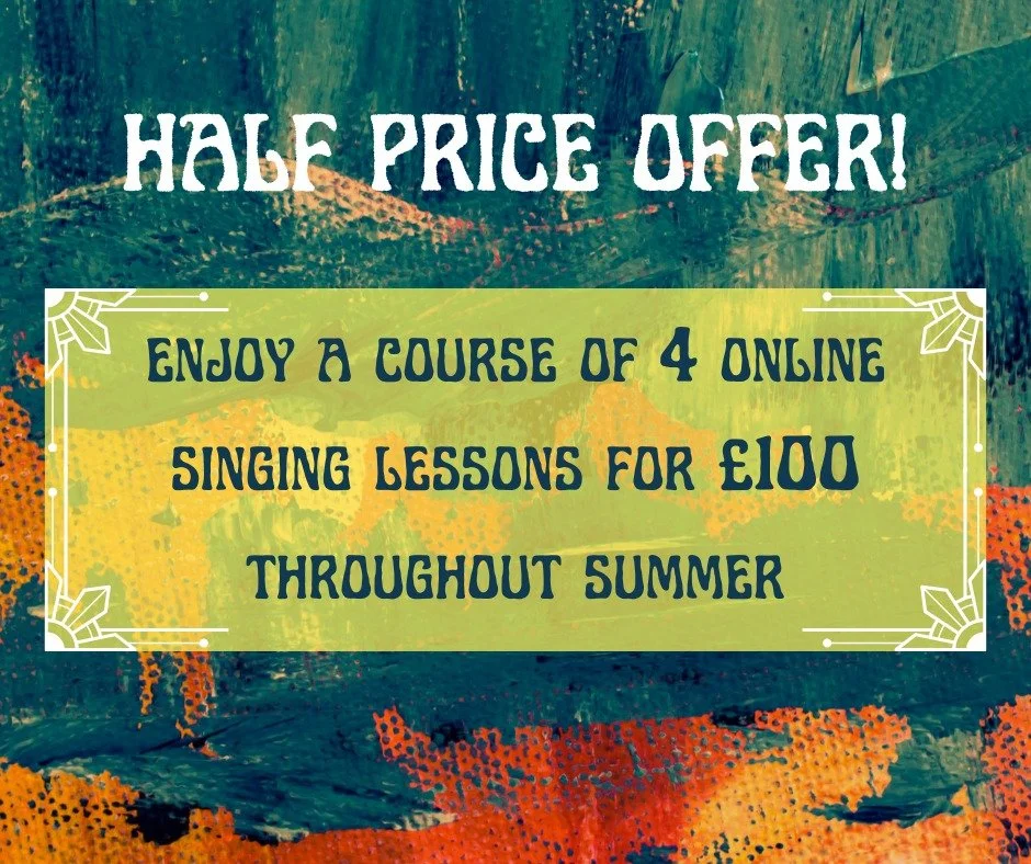 To redeem offer, message jenniferbellsingingsessions.com/contact