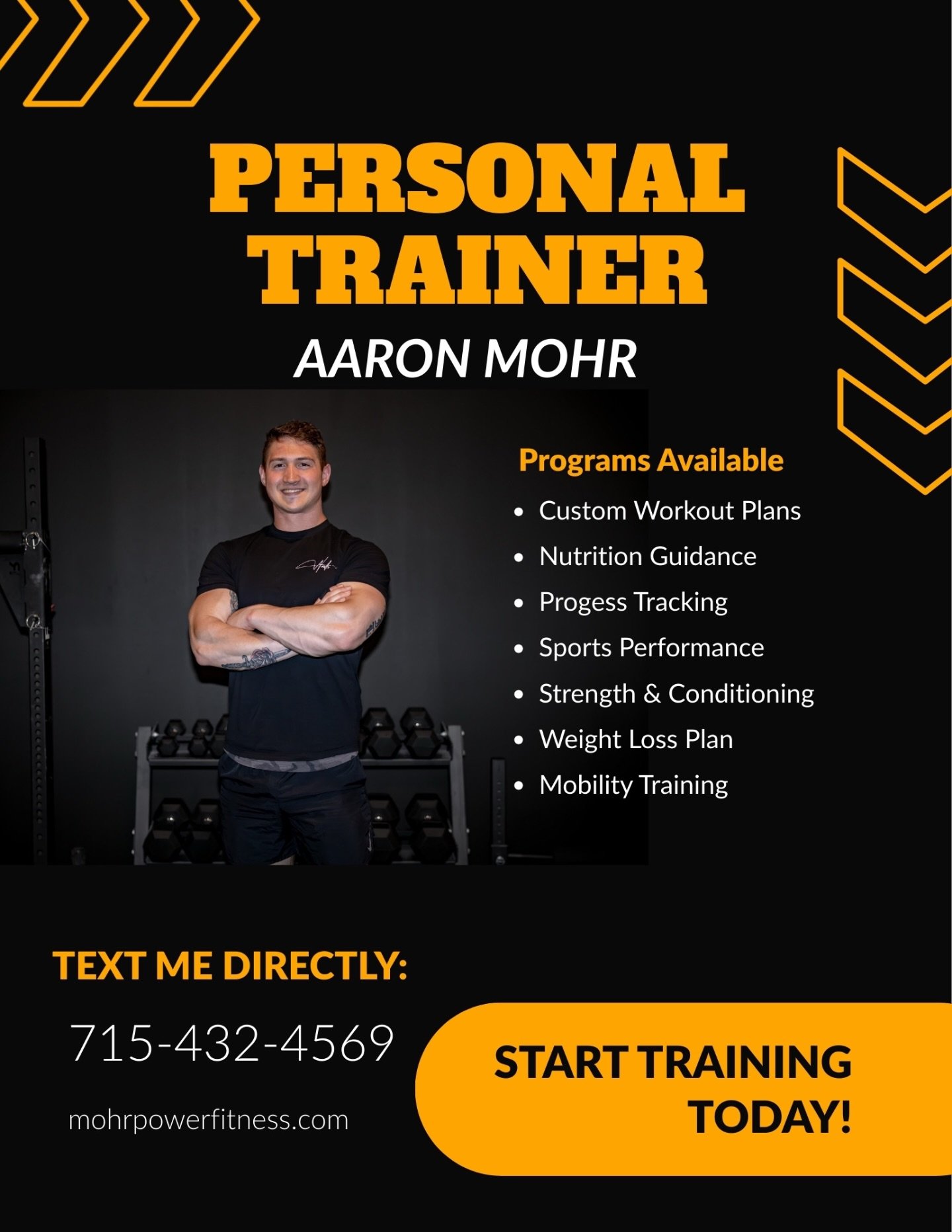 STOP. 🛑 Are you feeling lost in the gym? Don't! Text me directly and lets start getting you moving in the right direction! Summer is right around the corner!