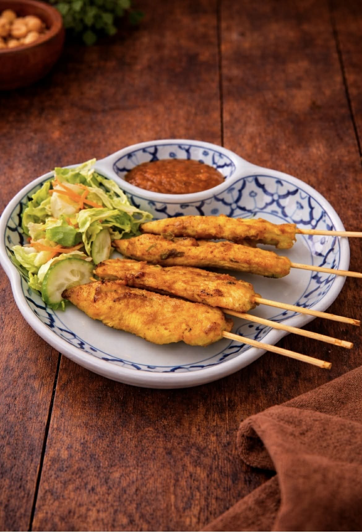 Chicken Satay  (4 pieces)