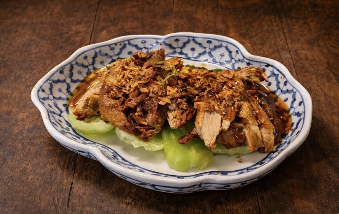 Crispy Duck with Tamarind Sauce