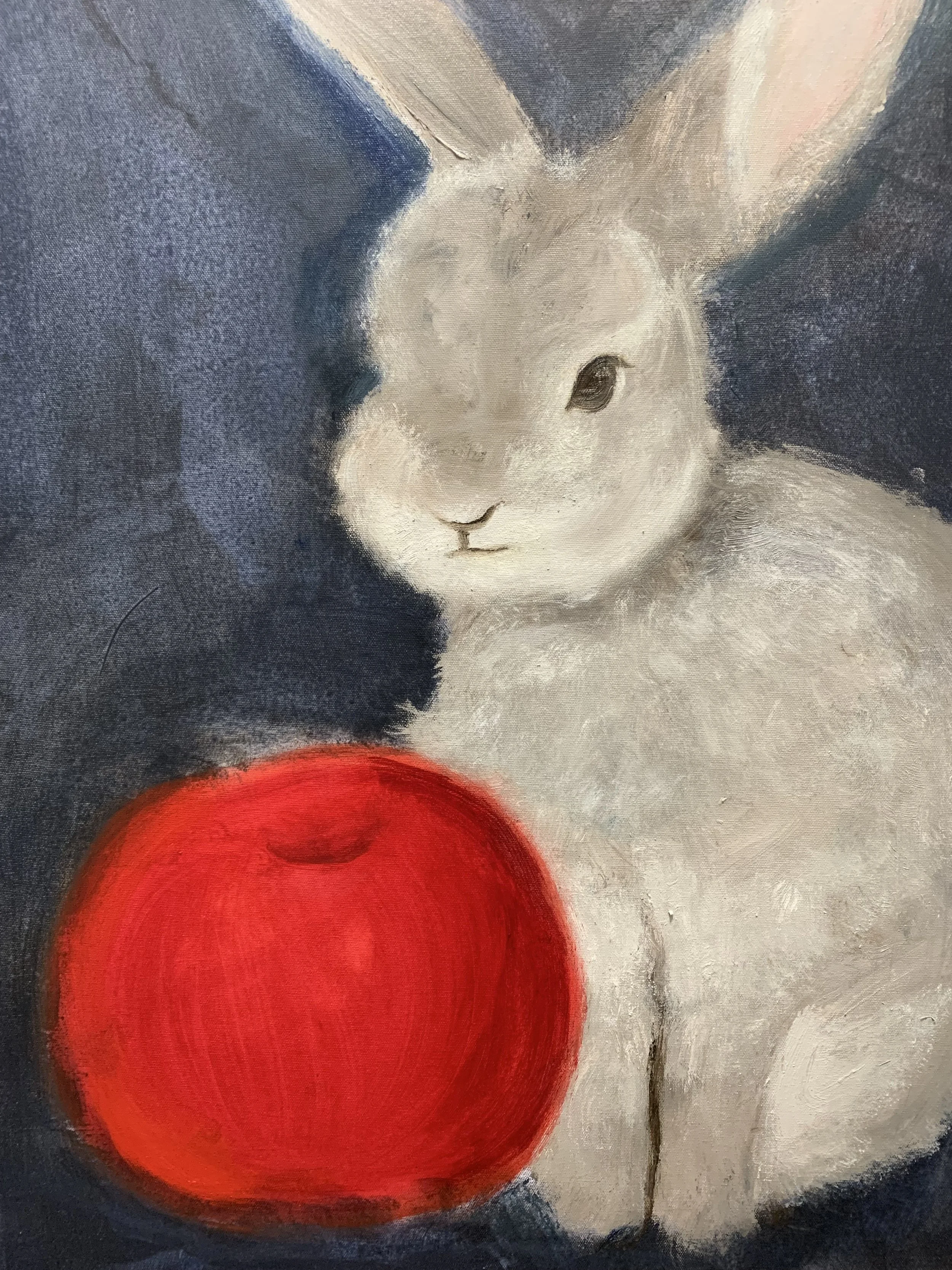 RABBIT AND APPLE

oil
30"x36"