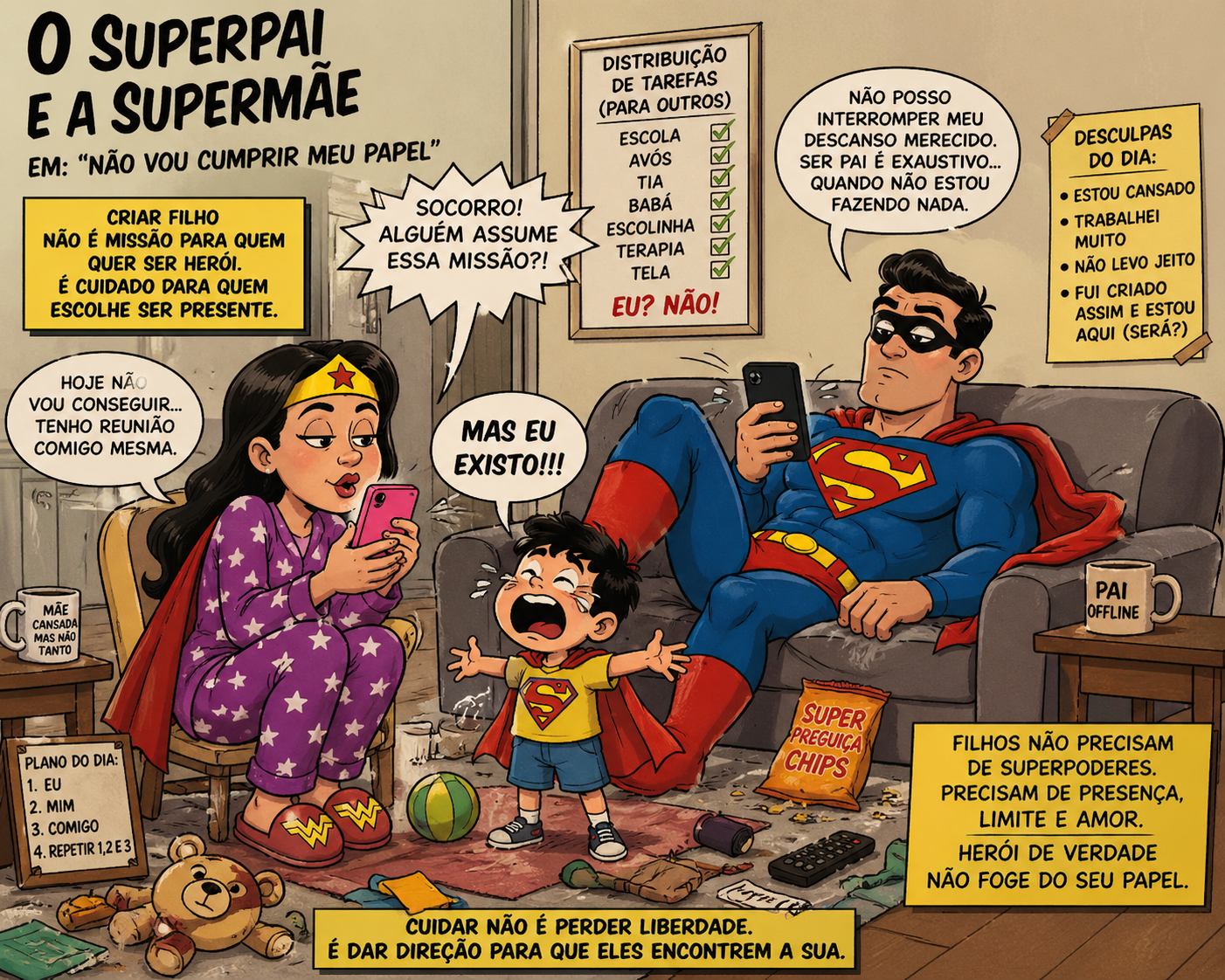 QUANDO OS PAIS NÃO QUEREM SER PAIS