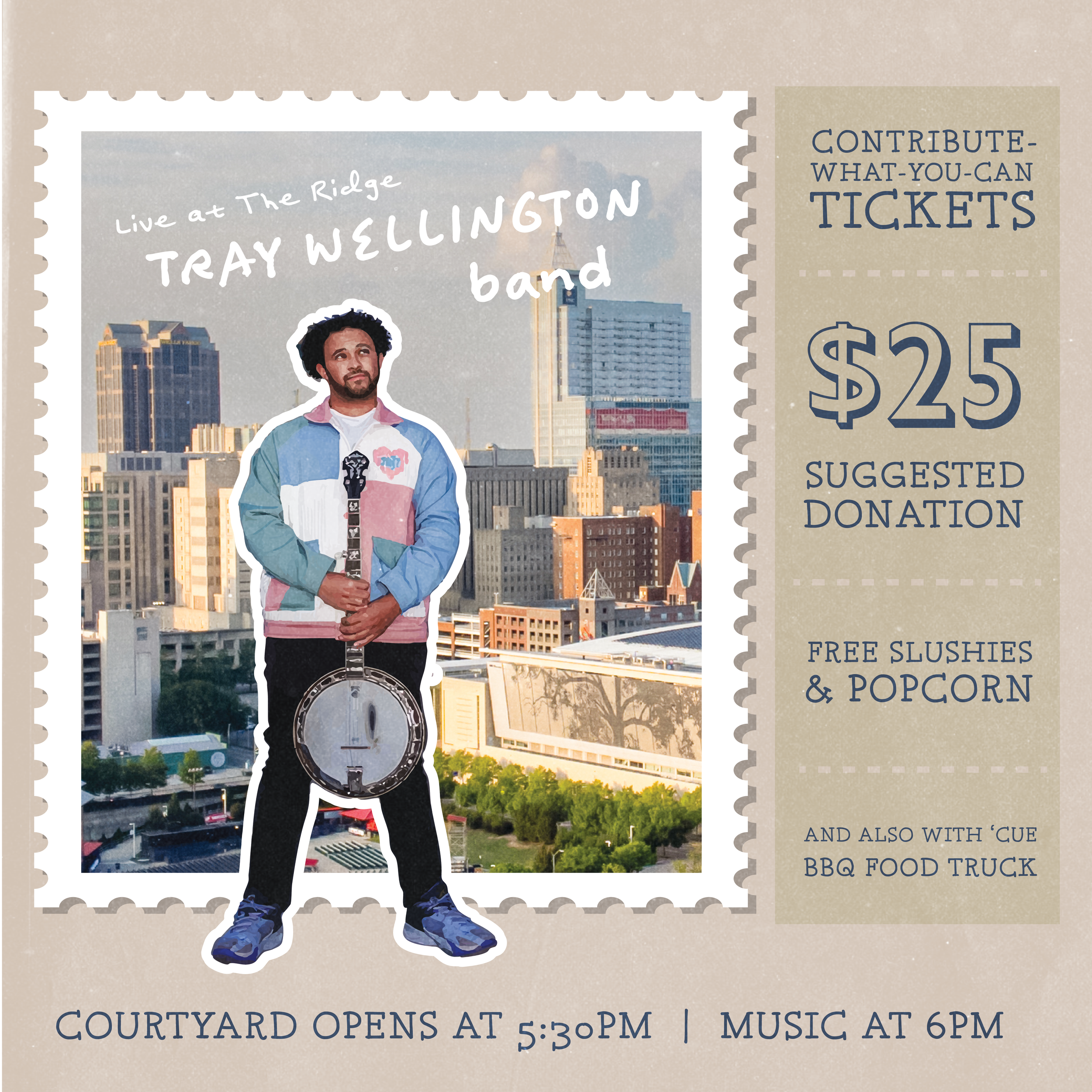 Live at The Ridge: Tray Wellington Band