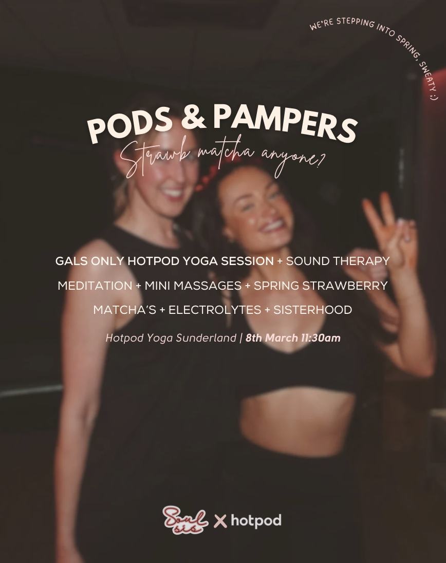 PODS & PAMPERS with Hotpod Yoga | International Womens Day