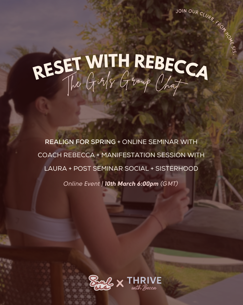 RESET WITH REBECCA | An Online Spring Seminar with SOULSIS