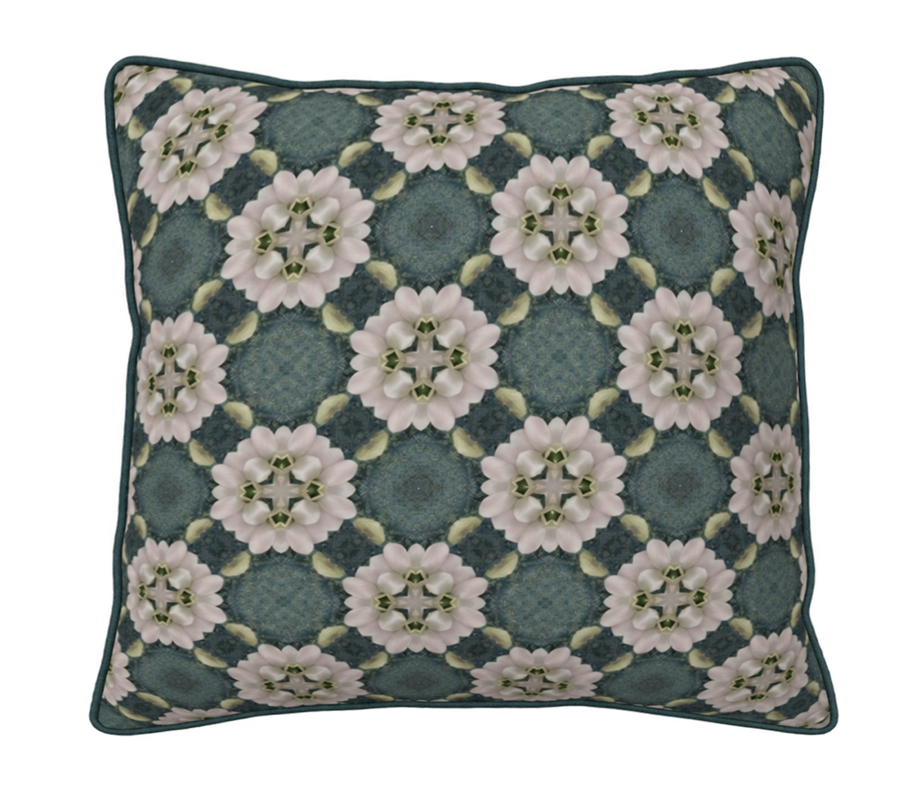 Louloudi Teal piped square cushion.png