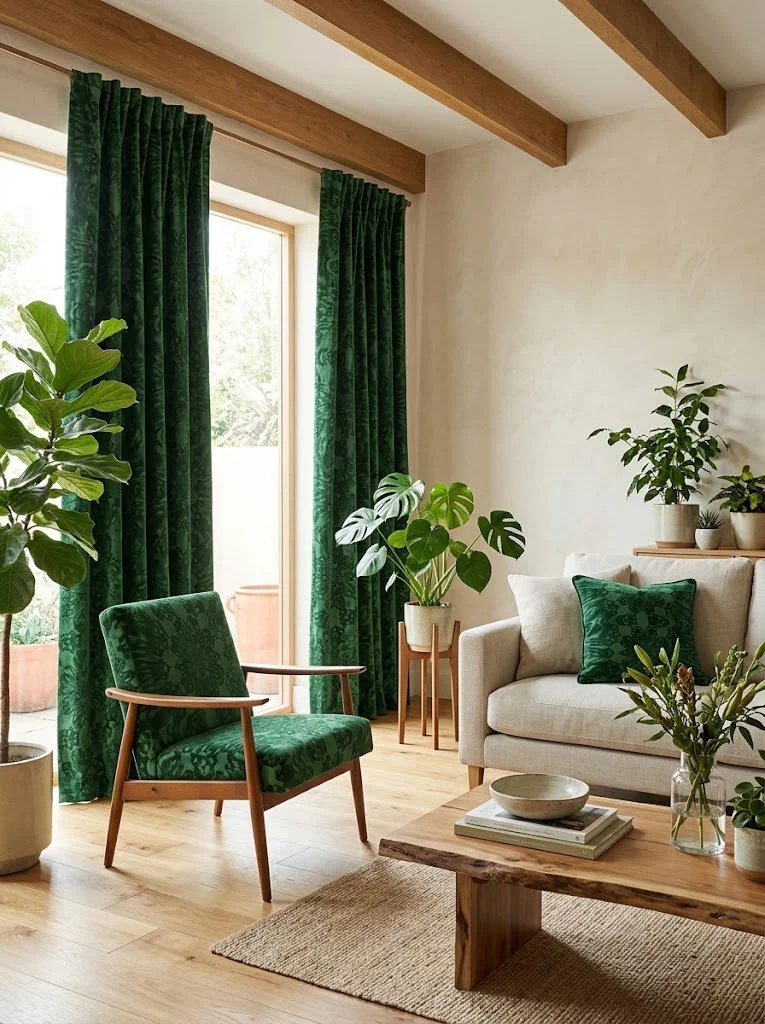 daffodilic green chair and curtains.jpg