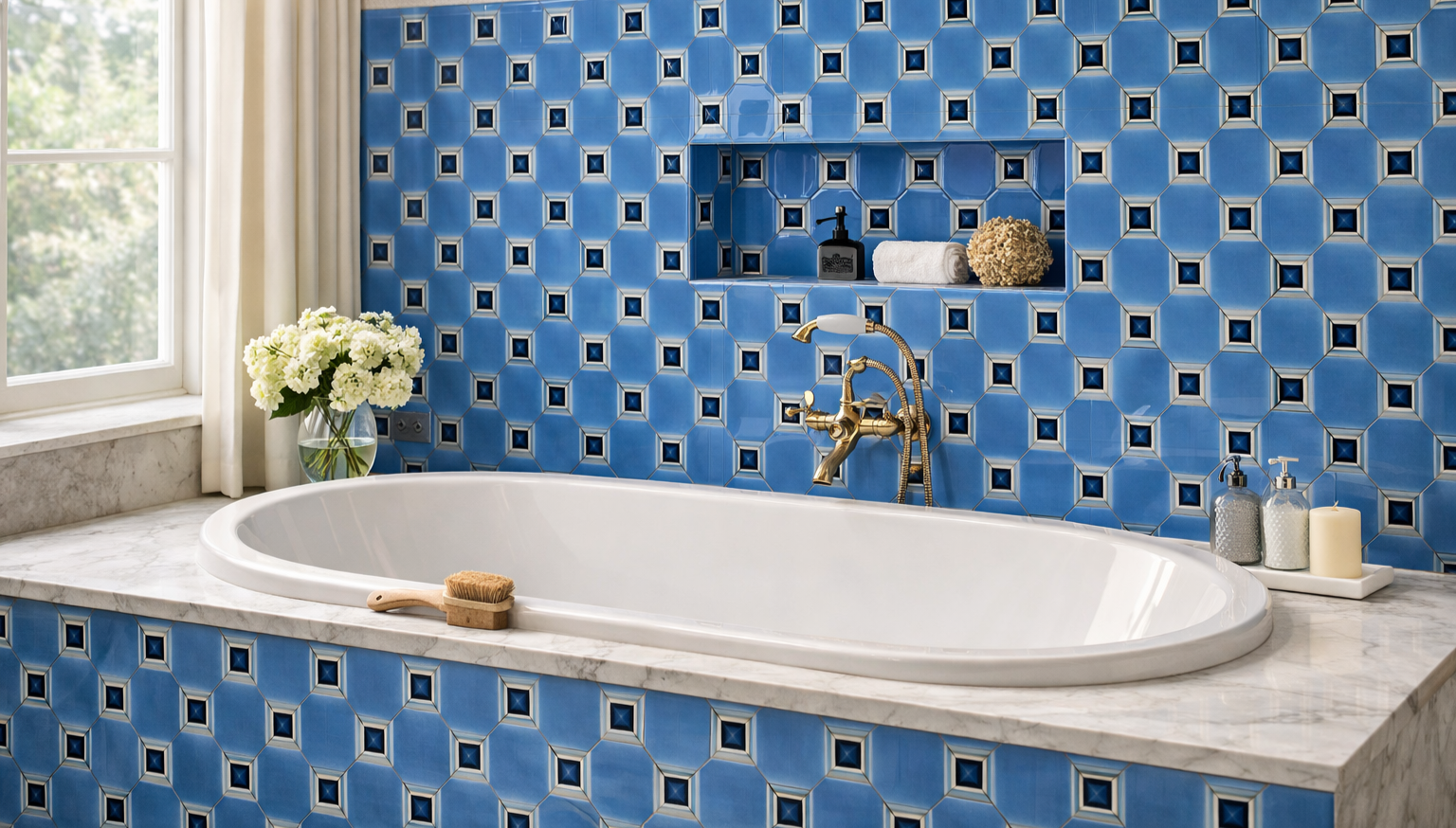 Sky Portal ZIGGATI ceramic tiles for bathroom.