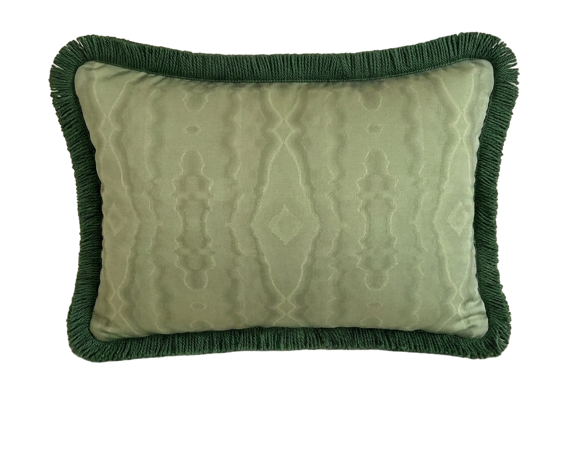 Tidal Lines Olive Oblong Cushion.png