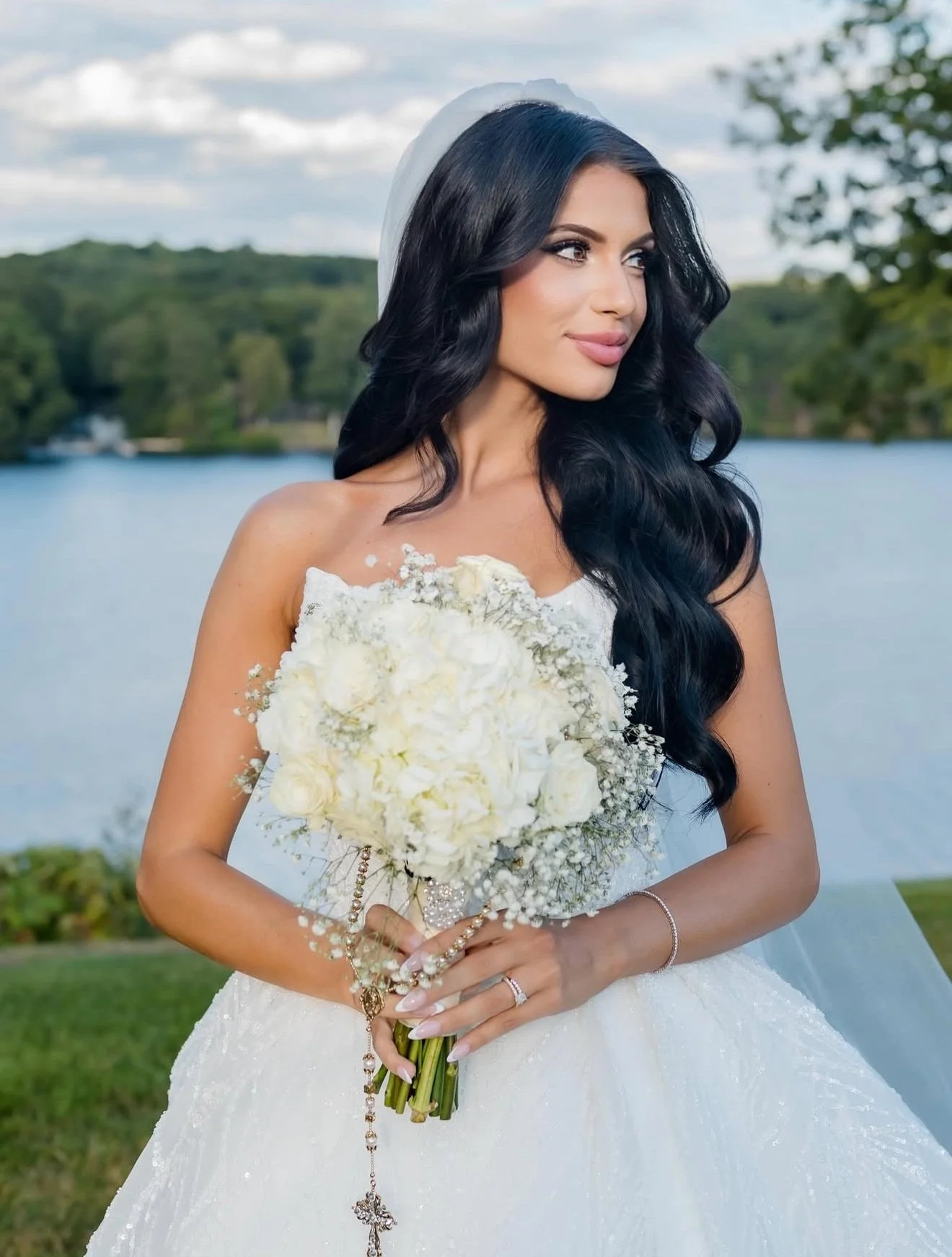 Luxury bridal makeup by Suada Lalic of SL Glam in Bronxville NY