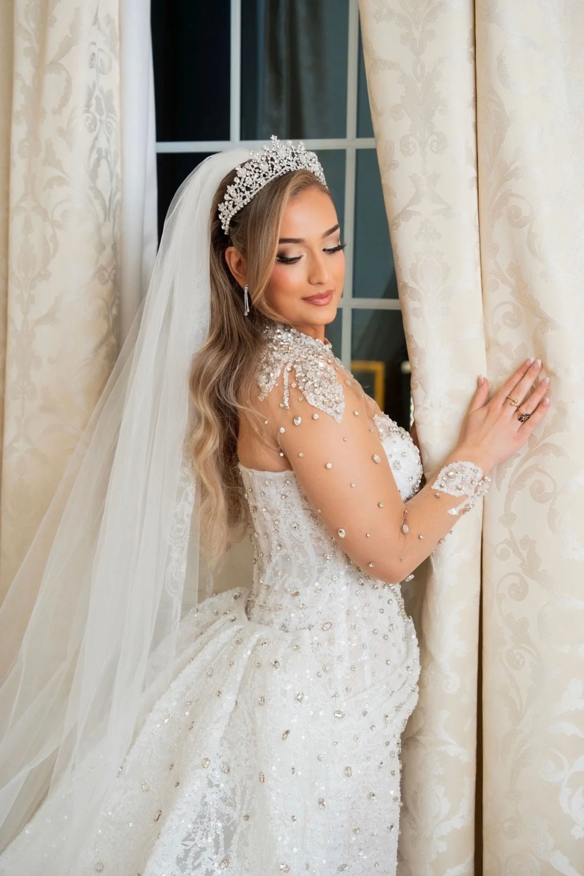 Luxury bridal makeup by Suada Lalic of SL Glam in Bronxville NY