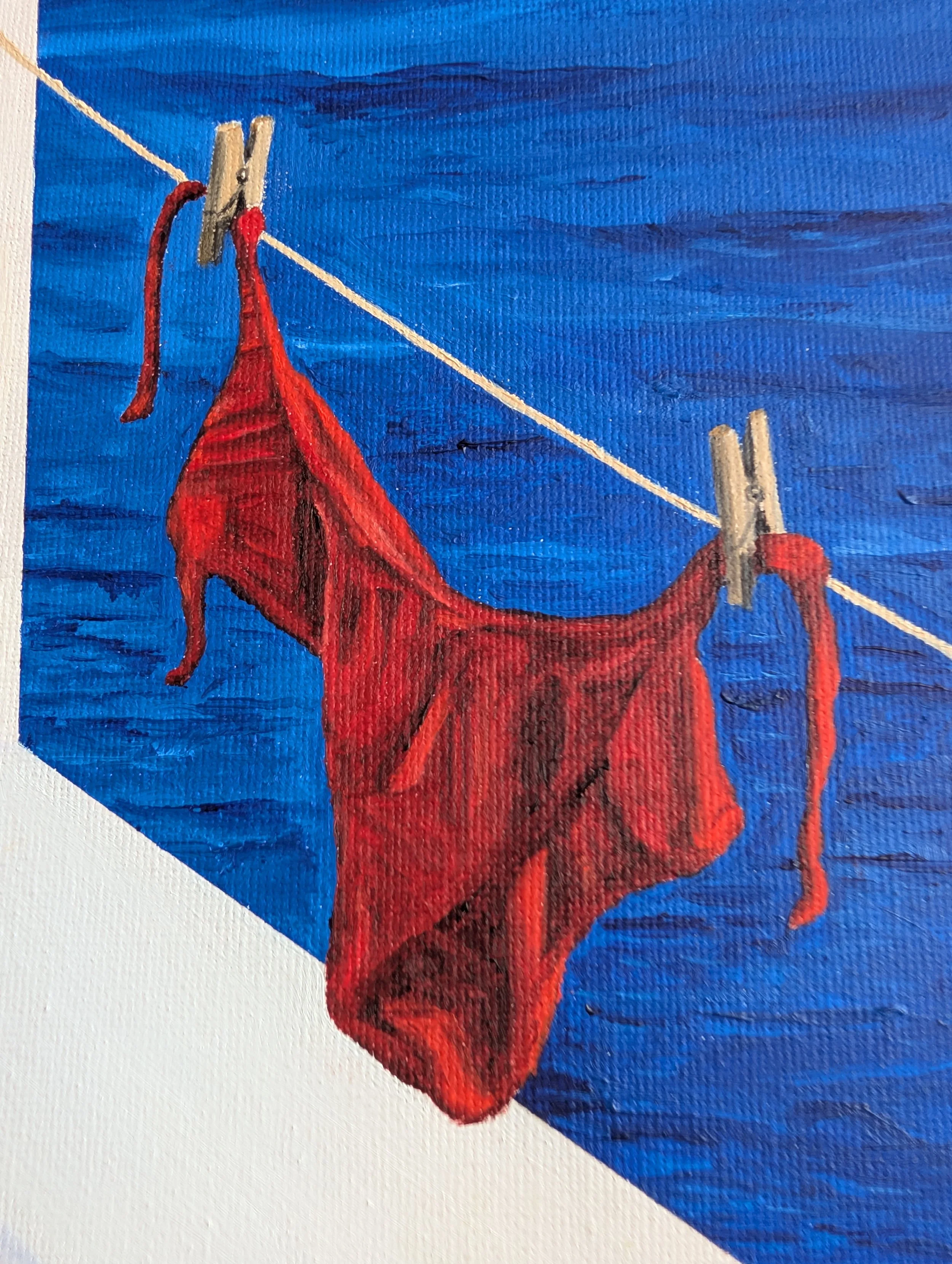 Break-for-a-quickie-sea-swim-suit-bikini-bottom-olive-oil-painting-artbyahmet.jpg