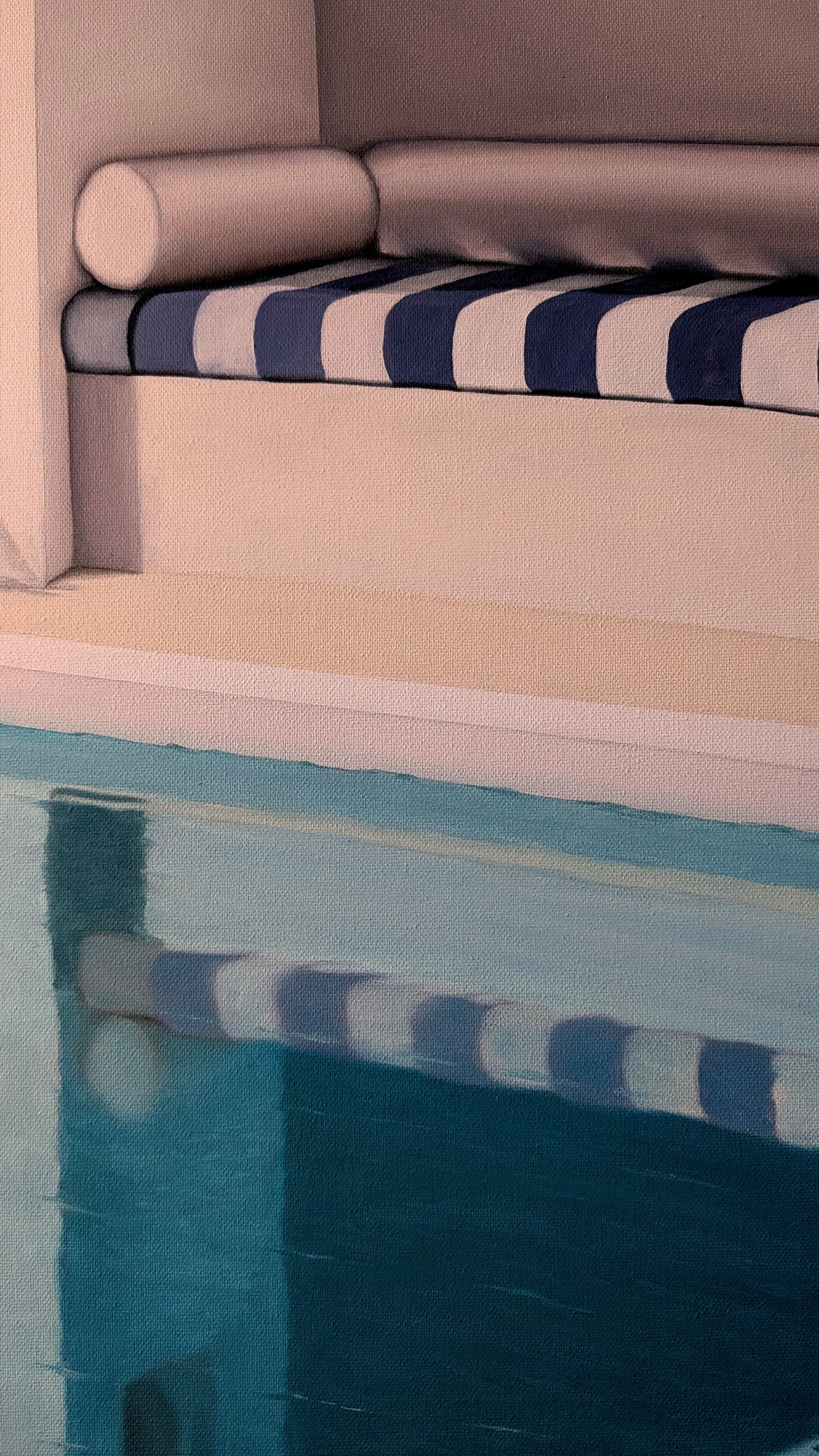 Rouge-dete-Mediterranean-oil-painting-lounge-pool-summer-reflection-art-by-ahmet.jpg