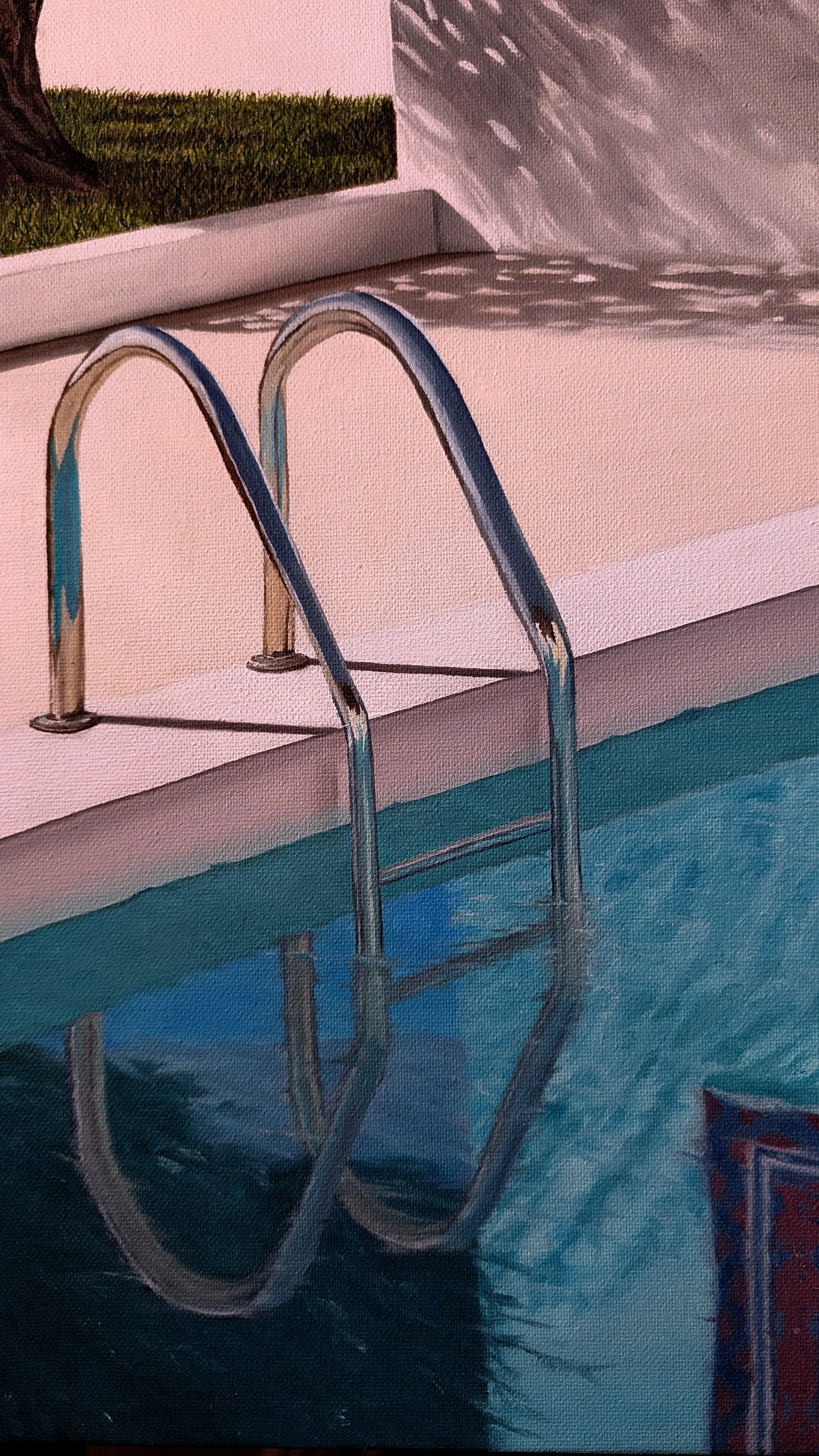 Rouge-dete-Mediterranean-oil-painting-pool-summer-ladder-art-by-ahmet.jpg