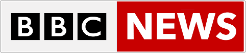 BBC News logo with black and white text on a red background.