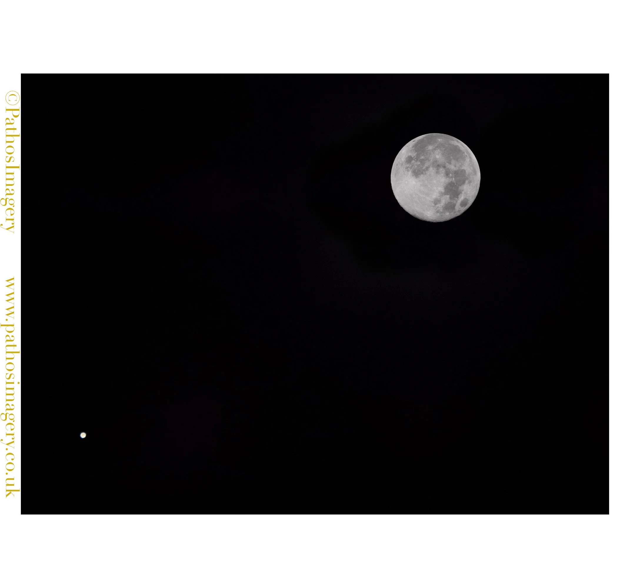 Wolf Super-Moon & Jupiter