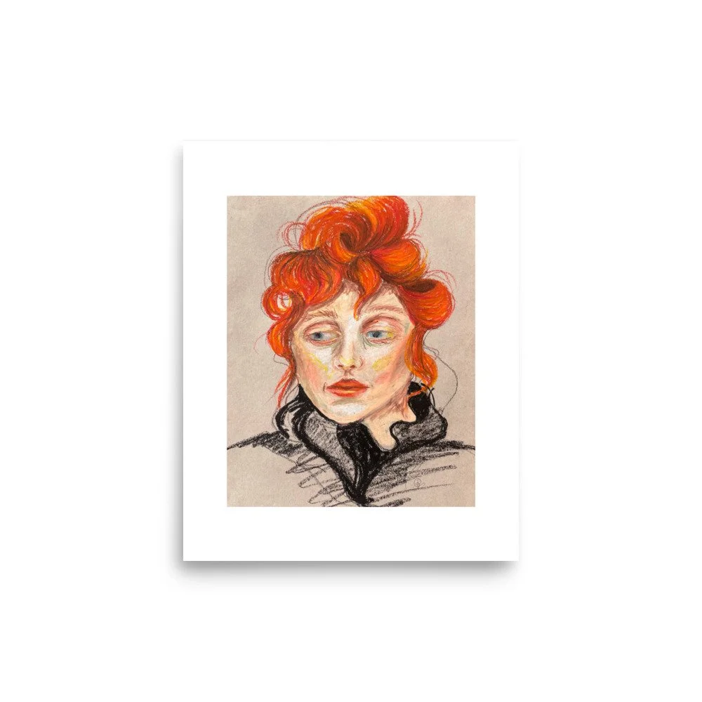 Living Pyre Framed Print