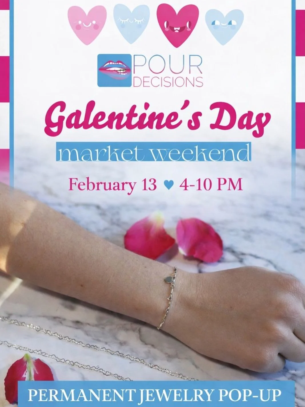We&rsquo;re so excited to announce that we will be popping up at the Galentines Day Market @pourdecisionsscottsdale 🩷

A weekend experience featuring faith-filled &amp; women entrepreneurs, workshops, paint &amp; sip, raffles, a live band on Friday 