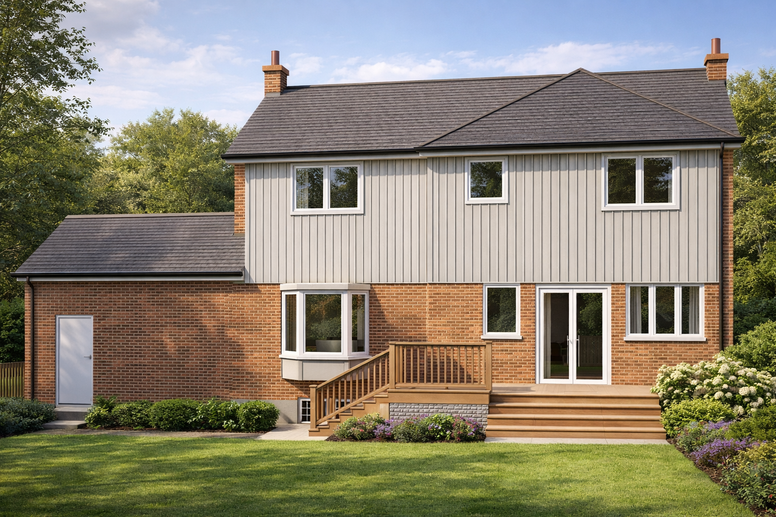 Whitby, ON.

Rear two storey addition