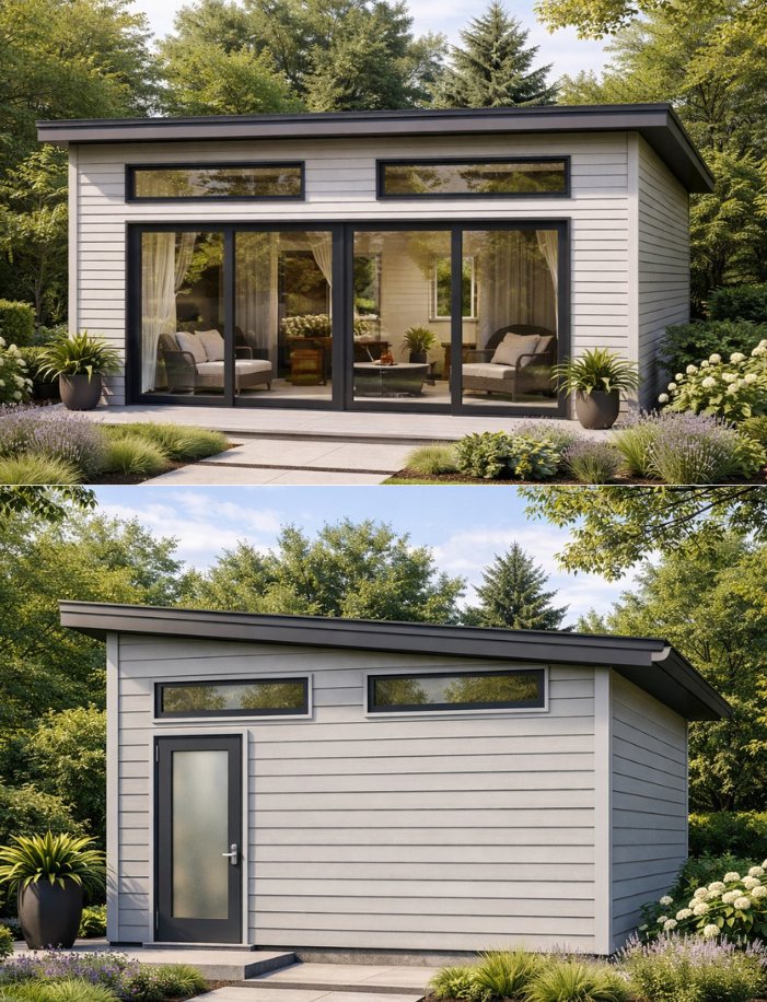 Etobicoke, ON.

Modern accessory structure. 