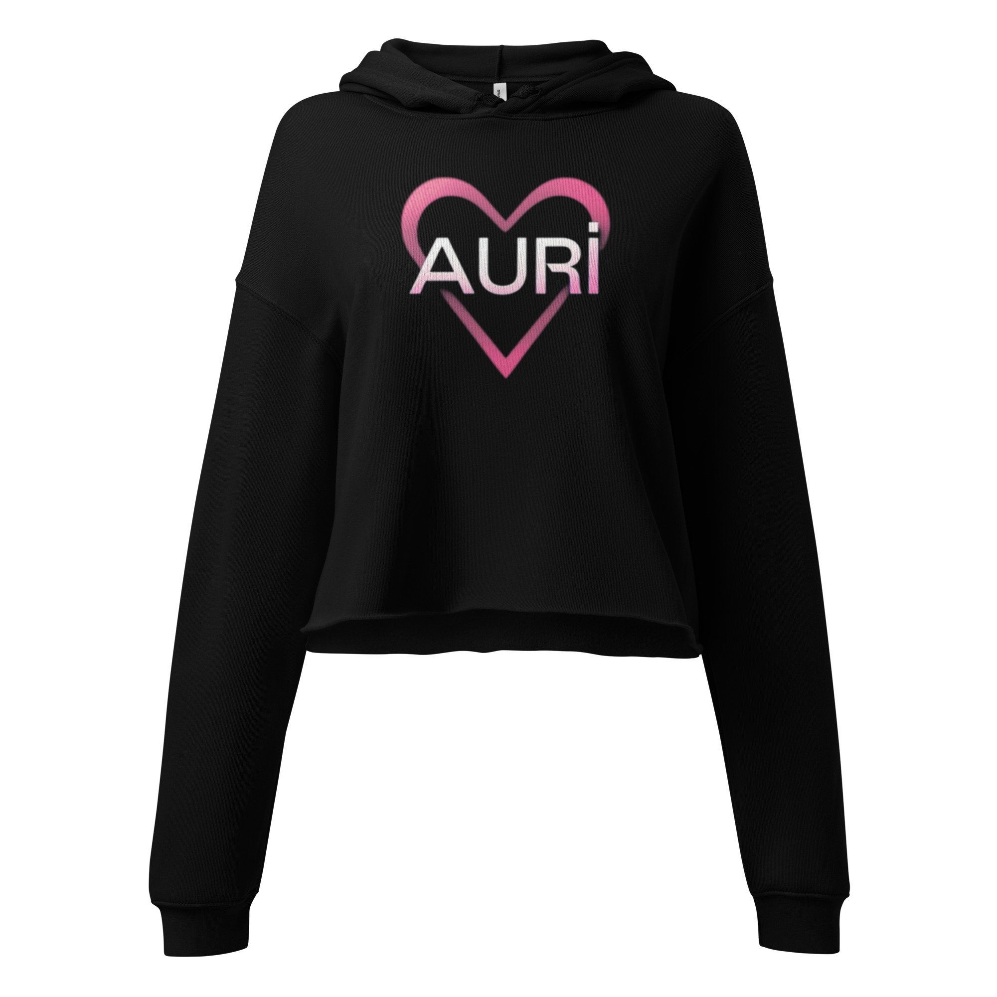 AURi Heart Crop Hoodie