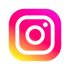 Instagram logo with a gradient color scheme of pink, orange, yellow, and purple