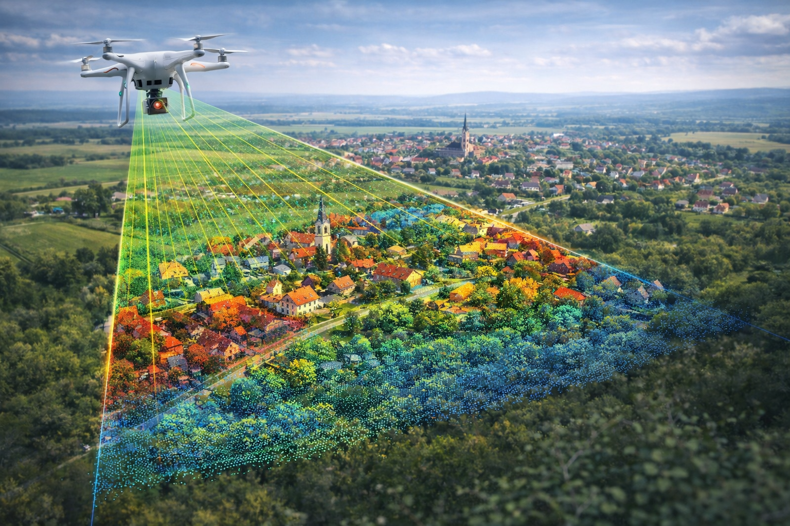 Lidar alapú 3D felmérés nagy részletességű térbeli adatok előállításához