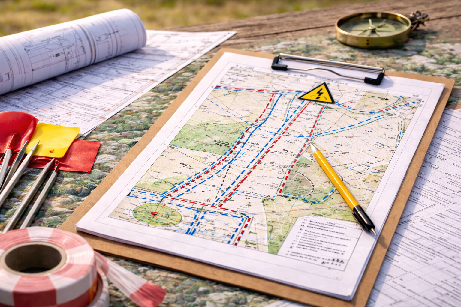 Földmérési térkép és dokumentáció jogok és tények ingatlan-nyilvántartási feljegyzéséhez