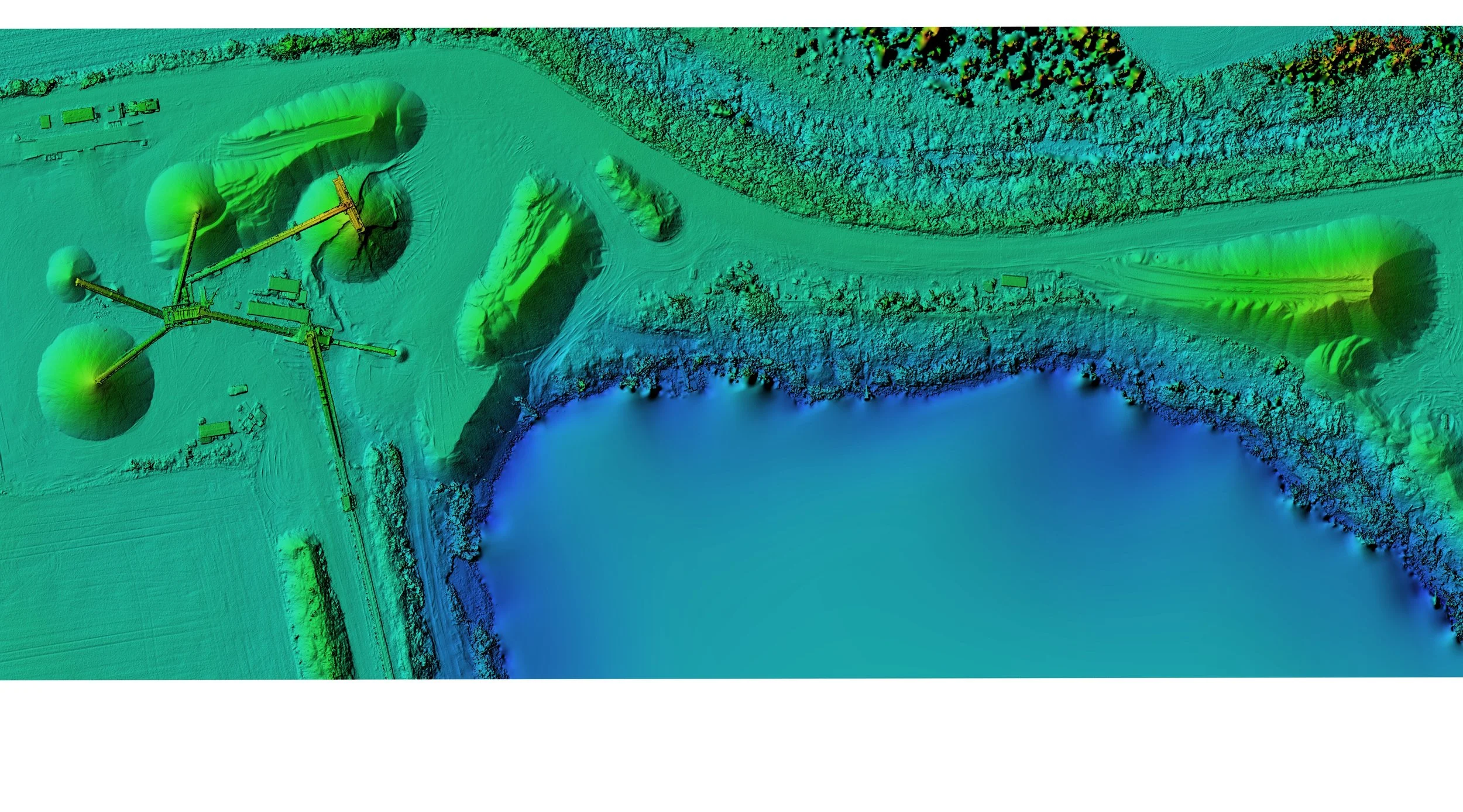 Drónos felmérés egy Beledi bányában