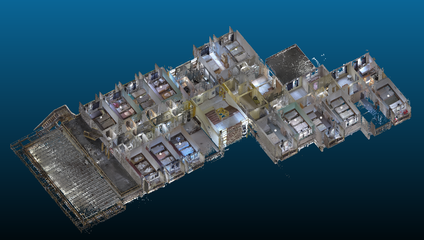 3D lézerszkennelés épületek és ipari létesítmények részletes felméréséhez