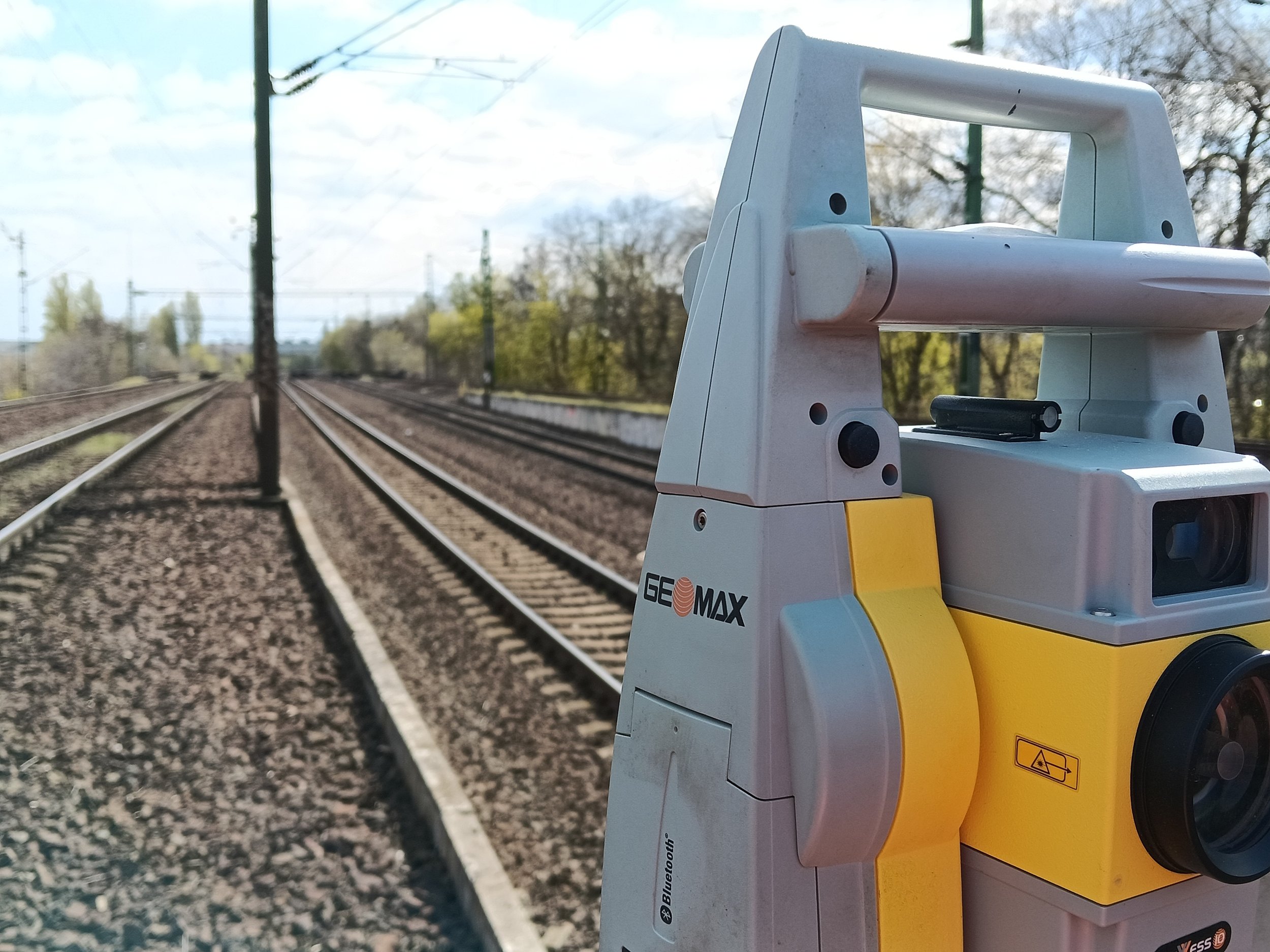 Geodéziai mérés a Budapest-Ferencváros vasútvonalon