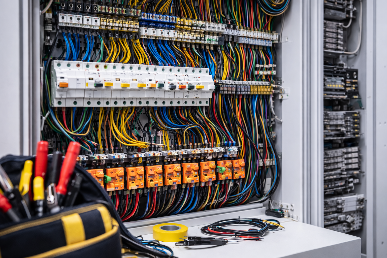 Villanyszerelési munkák – kapcsolószekrények, elektromos hálózatok szerelése és karbantartása