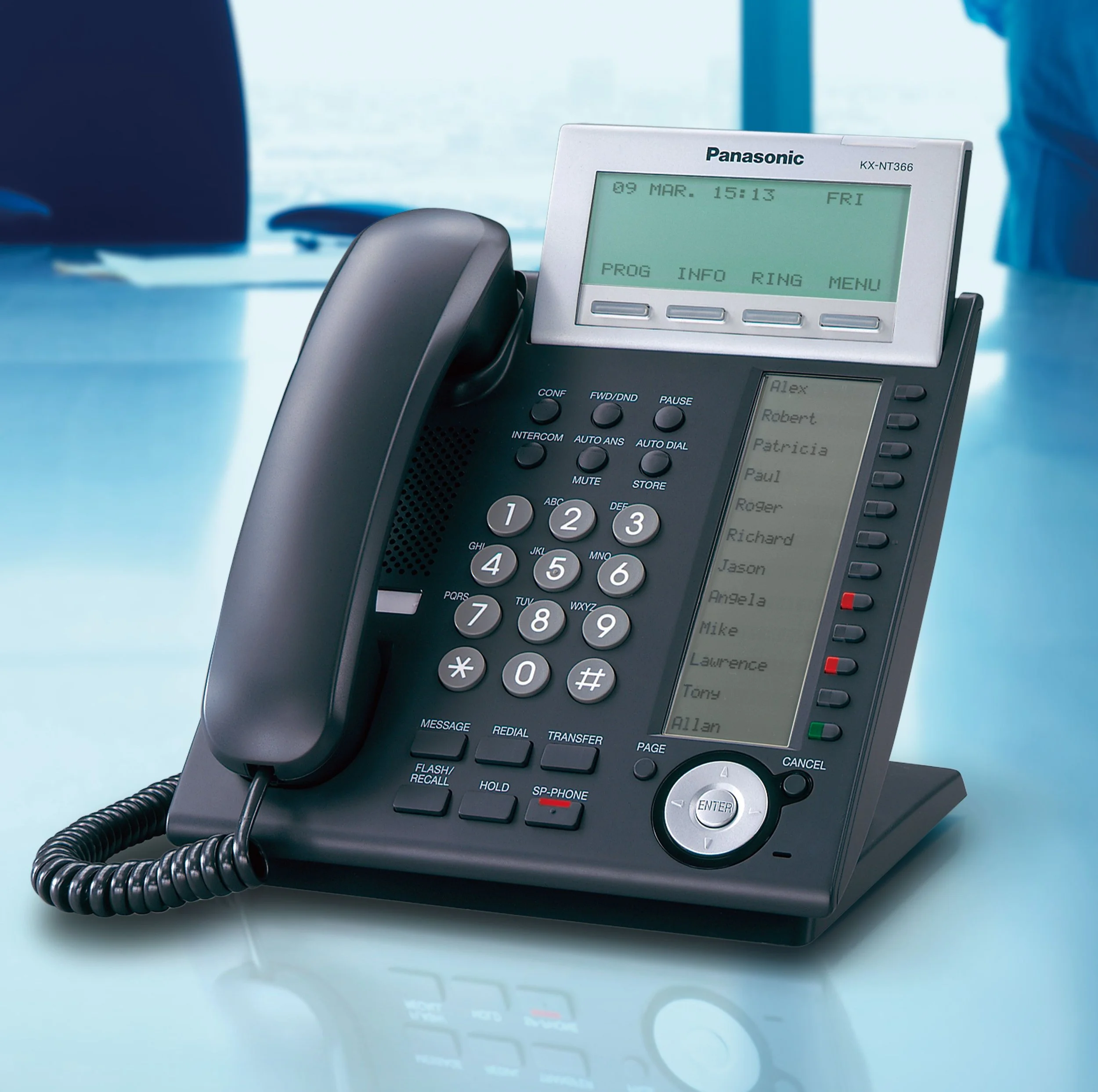 Irodai telefonközpont és belső telefonhálózat, vállalati távközlési rendszer kiépítéséhez és üzemeltetéséhez