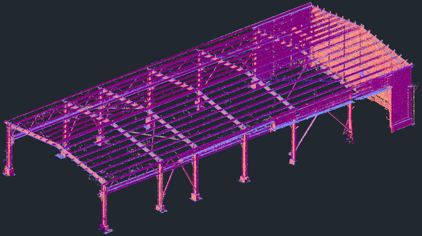Nagy pontosságú drónos ellenőrző mérés 3D pontfelhővel – Ajka, Veszprém megye, országosan