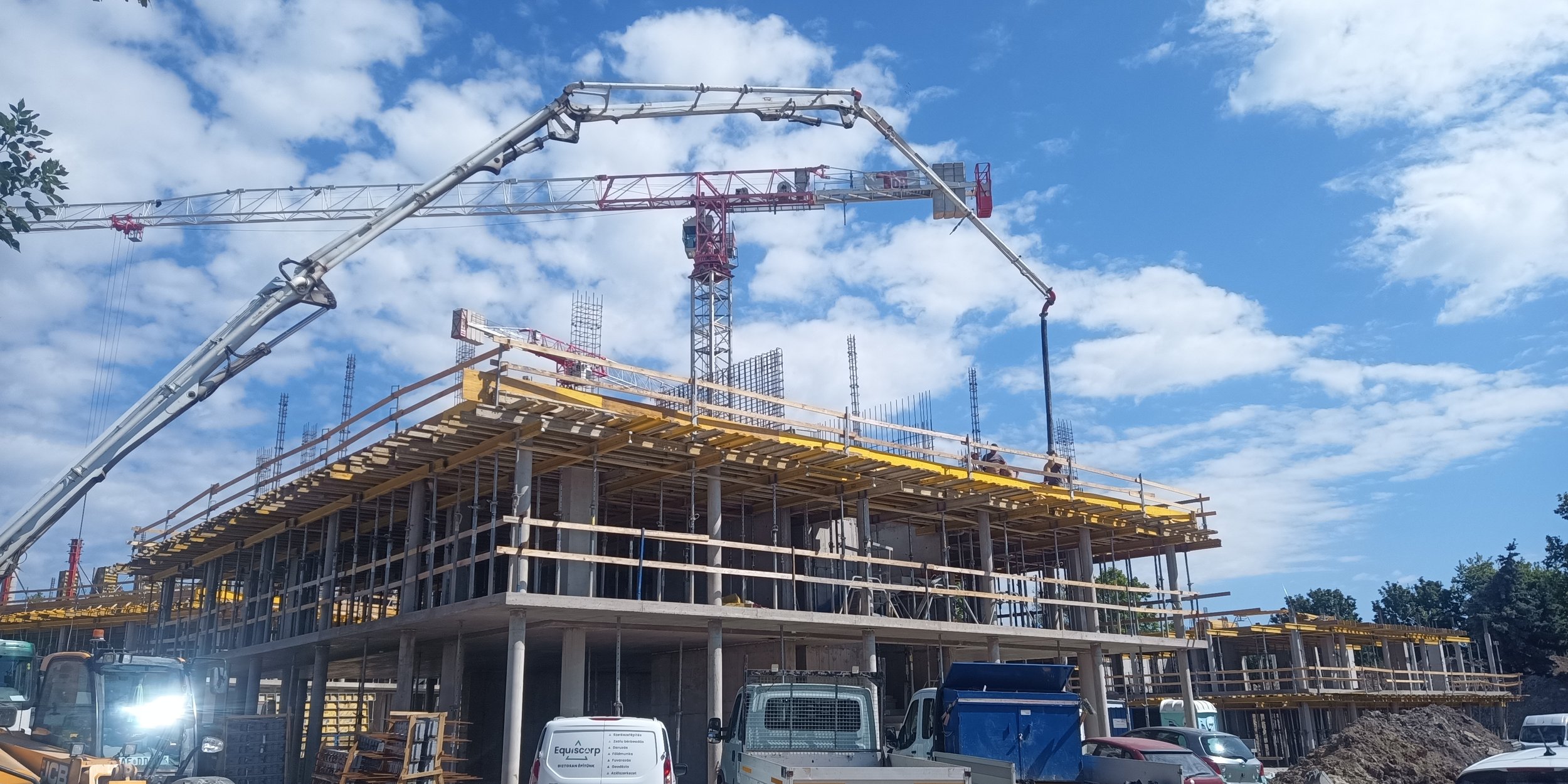 Épület kivitelezés közbeni geodéziai ellenőrzés, építési geodézia a szerkezetek pontos megvalósításához