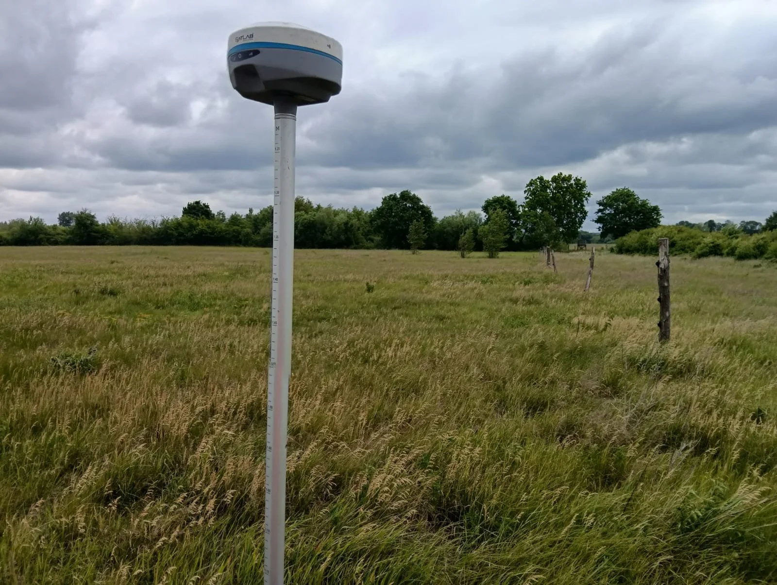 Telekhatár kitűzése Borszörcsök külterületén